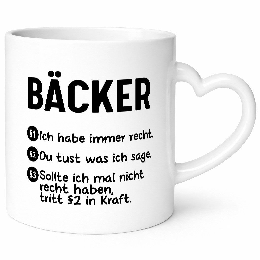 Bäcker haben immer Recht | Du magst mach ich sage |Bäcker Geschenk Humor
