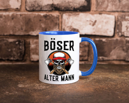 Böser alter Mann Humor Geschenkidee Tasse