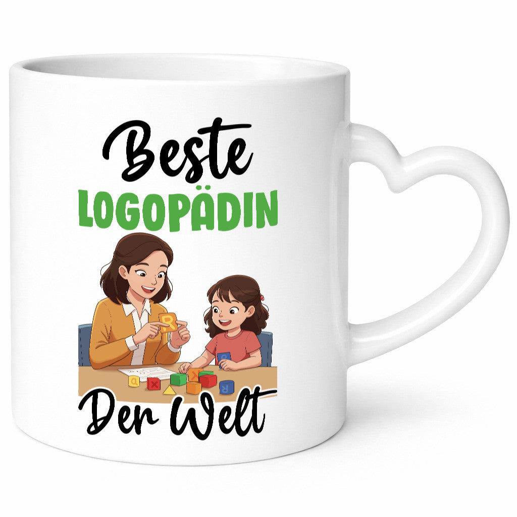 Beste Logopädin | Sprachtherapie v2 Humor Geschenkidee Tasse