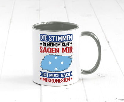 Mikronesien | Urlaub Stimmen in meinem Kopf Traumland Geschenk Humor
