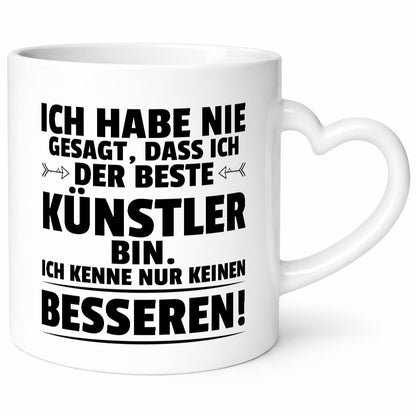 Der Beste Künstler | Spruch lustig Kunst Humor Geschenkidee Geschenk Tasse
