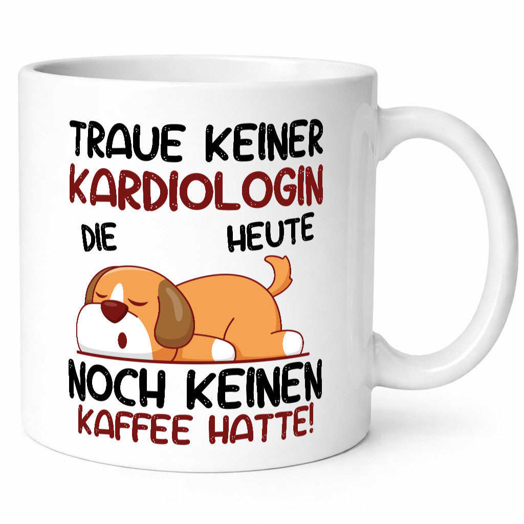 Traue keiner Kardiologin | Kardiologie lustig Humor Geschenkidee Geschenk Tasse