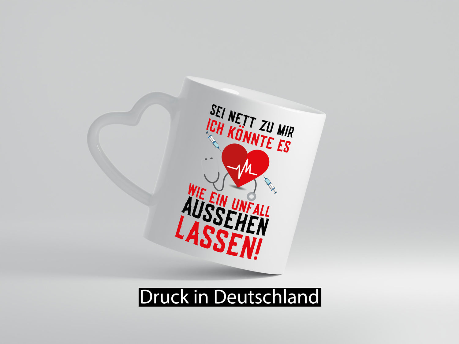 Sei nett zu mir | Krankenschwester Arzt Klinik Spritze v2 lustig Humor
