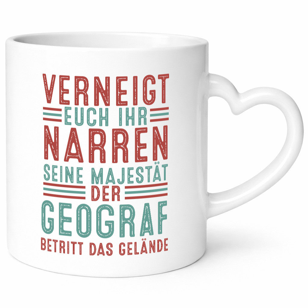 Verneigt euch: Geograf | Geografie v2 Geschenk Humor Geschenkidee lustiger