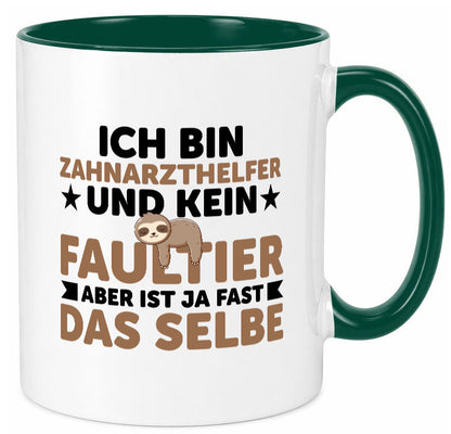 Ich bin kein Faultier: Zahnarzthelfer | Zahnmedizin Humor Tierliebhaber