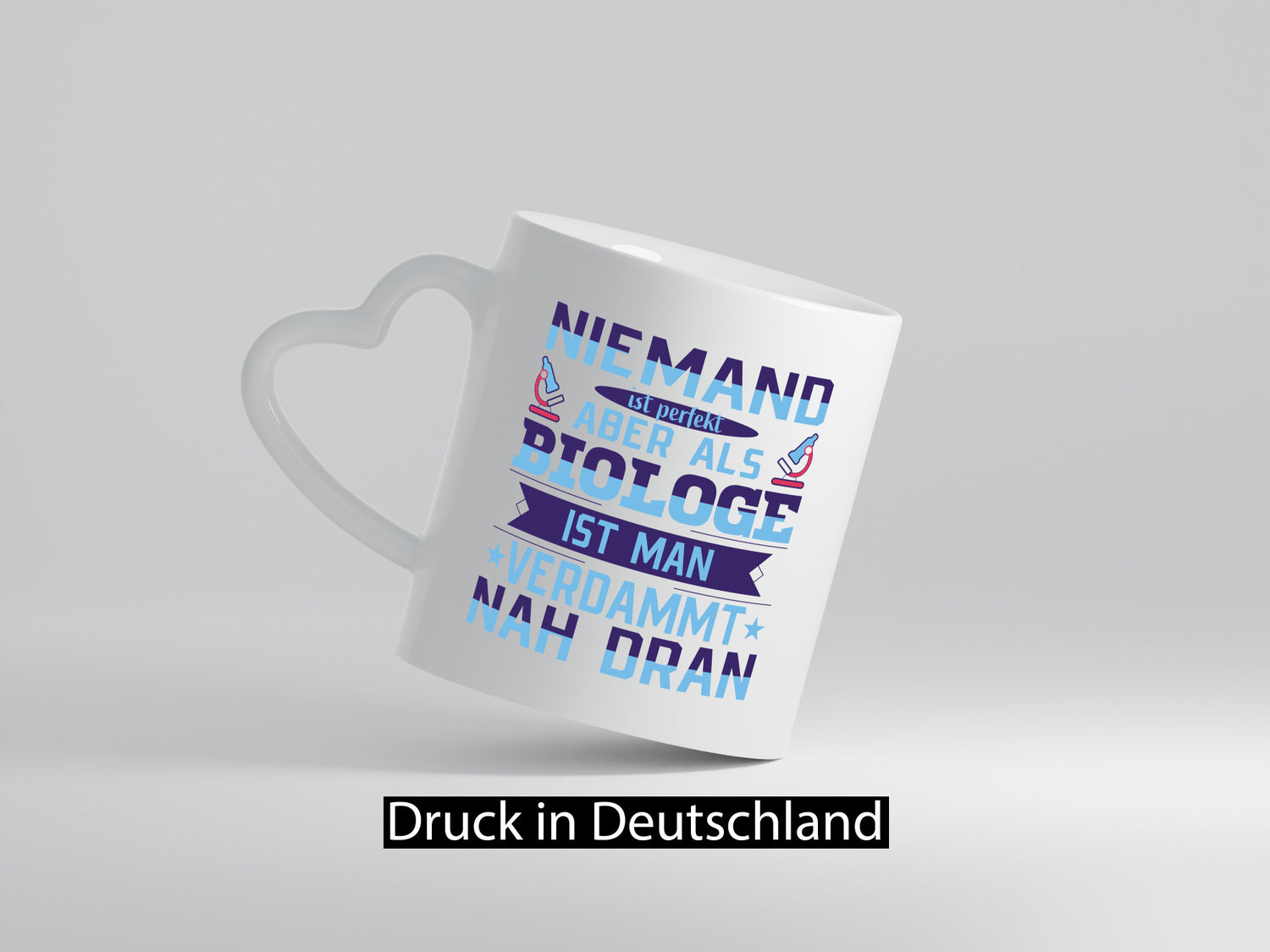 Als Biologe fast perfekt | Mikroskop Humor Geschenkidee Tasse