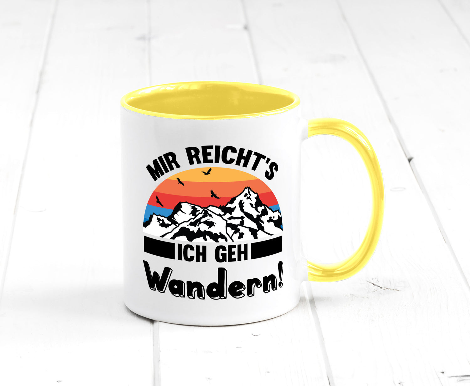 Mir reichts ich geh Wandern | Berge Laufen Natur Humor Geschenkidee Tasse