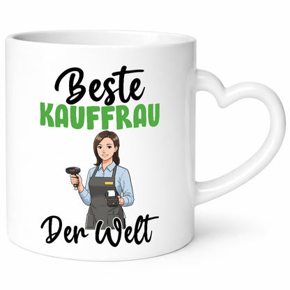 Beste Kauffrau | Kauffrauen v2 Humor Geschenkidee Tasse