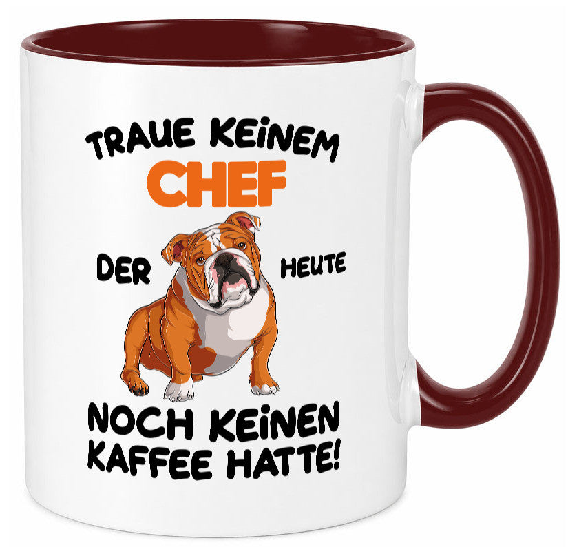 Traue keinem Chef lustiger Spruch Geschenk Arbeit Kollegen Büro Tasse