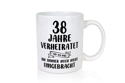 38 Jahre Verheiratet, immer noch am Leben! Geschenk Humor Geschenkidee lustiger
