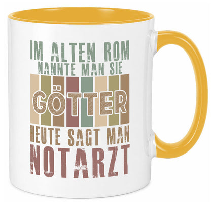 Heute sagt man: Notarzt | Arzt Humor Geschenkidee Tasse