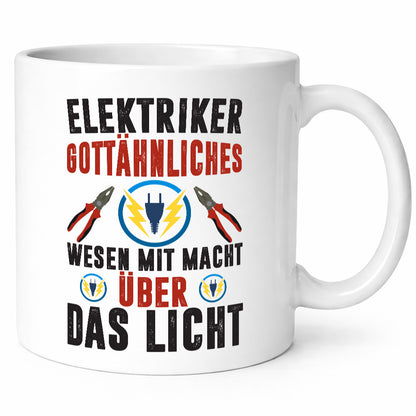 Elektriker Gottähnliches wesen mit macht über Licht Geschenk Humor Geschenkidee