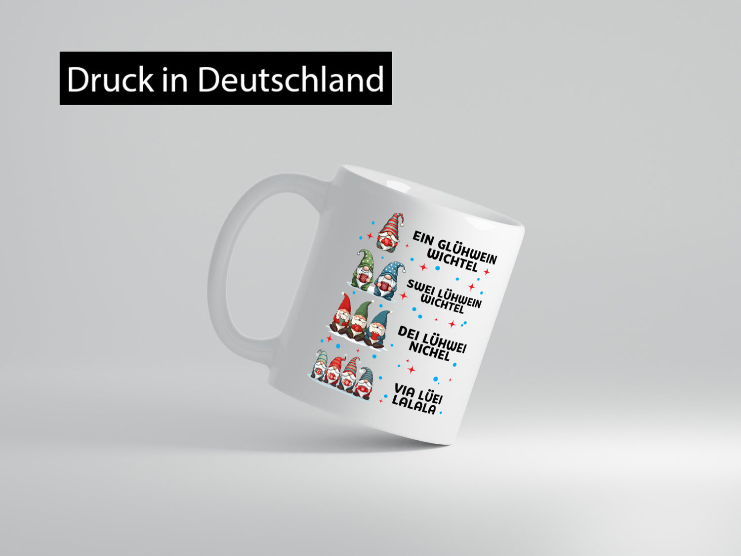 Ein Glühwein wichtel | Swei Weihnachten Geschenkidee Humor Tasse