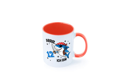 12. Geburtstag | 12 Jahre Arr Pirat Hai Piraten Geschenk Geschenkidee lustiger