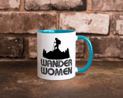 Wander Woman | Wandern Berge Geschenk Familie Geschenkidee lustiger Spruch Tasse