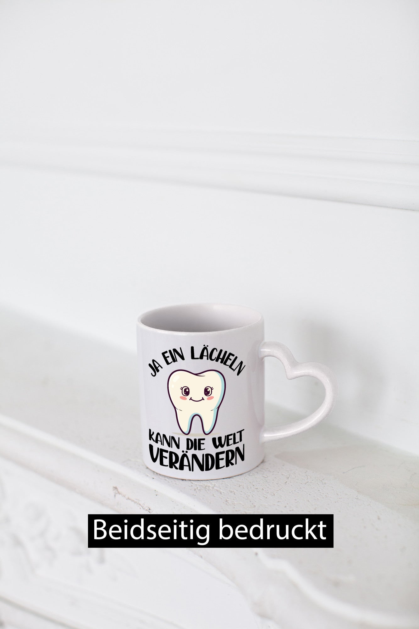 Ein lächeln kann die welt verändrn | Zahnarzt Geschenkidee Humor Tasse