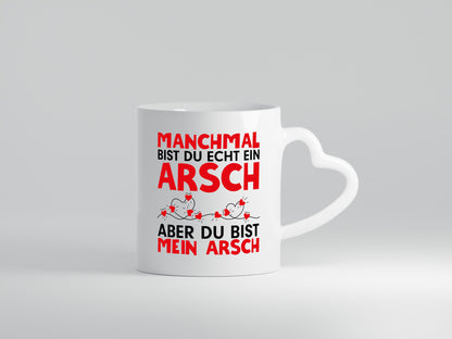 Mein Arsch | Beziehung Tasse Freund Valentinstag Humor Geschenkidee