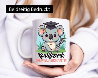 Koalifizierte Chemielaborantin | Laborantin Chemie lustig Humor Geschenkidee Tasse