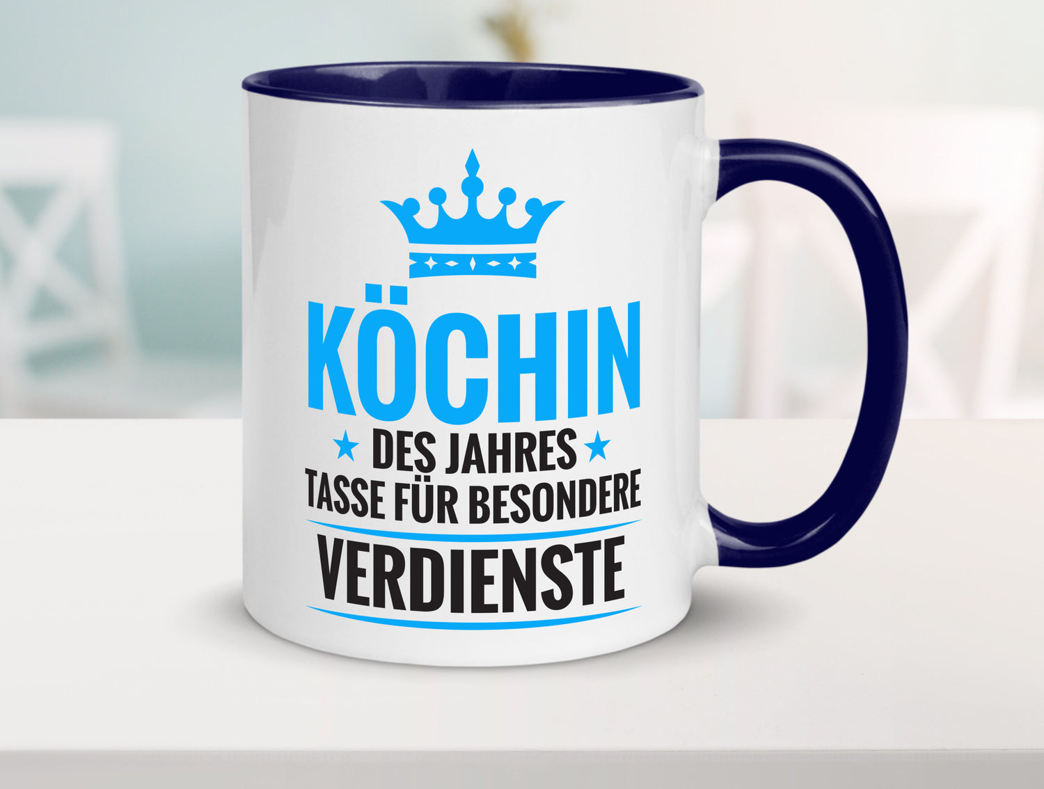 Besonderer Verdienst: Köchin | Chefköchin Chefkoch Geschenkidee Arbeit Kollegen
