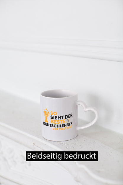 Der Weltbeste Deutschlehrer | Lehrer Schule lustiger Spruch Geschenk Humor Tasse