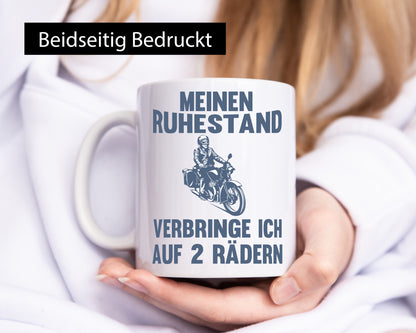 Ruhestand verbringe ich auf 2 Rädern | Opa Motorrad Geschenkidee Familie Humor
