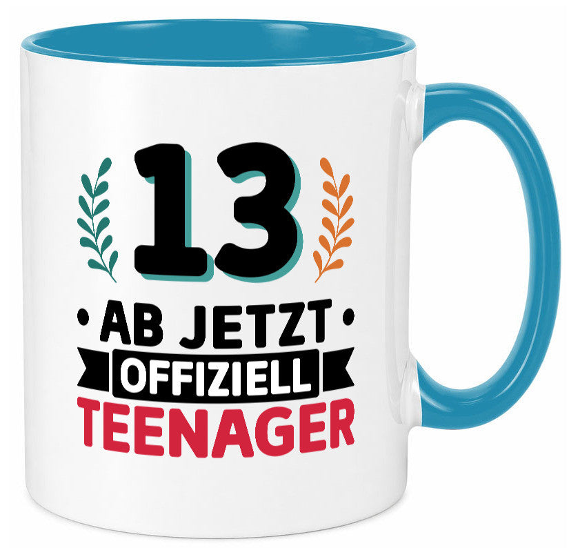 13. Geburtstag | Mädchen Tasse Teenager Spruch vl7 lustiger Geschenk
