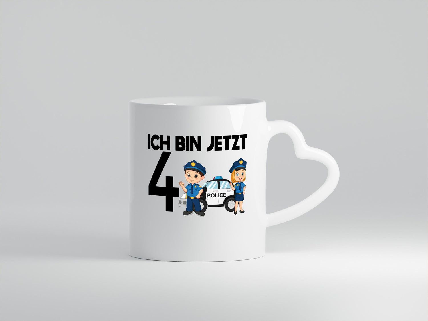 Ich bin jetzt 4 | Polizei 4. Geburtstag Jähriger Geschenk Geschenkidee lustiger