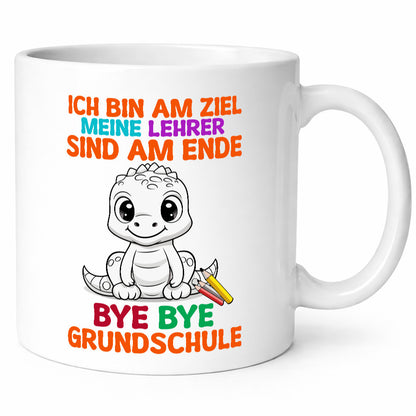 Ich bin am Ziel | Lehrer ende bye Grundschuie lustiger Spruch Geschenk Humor