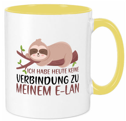 Verbindung zum Elan | WLAN Faultier Faulpelz Laufband Humor Tierliebhaber