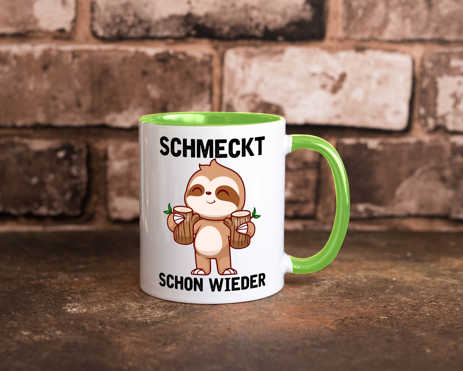 Schmeckt schon wieder | Frankfurt Hessen v2 Geschenkidee Humor Tasse
