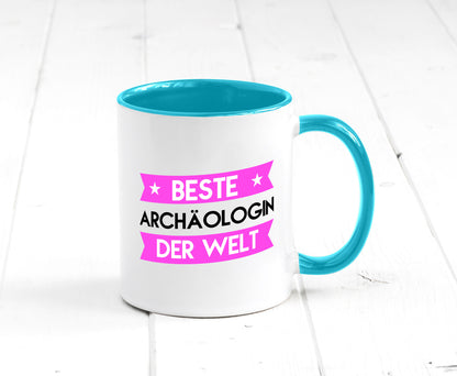 Beste Archäologin| Archäologie | Forscherin Humor Geschenkidee Tasse