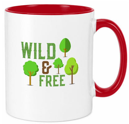 Wild and free | Freiheit Camper Hobbycamper Geschenkidee Humor Tasse