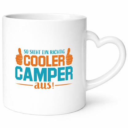 Richtig Cooler Camper | Daumen hoch Geschenk Humor Geschenkidee lustiger Spruch