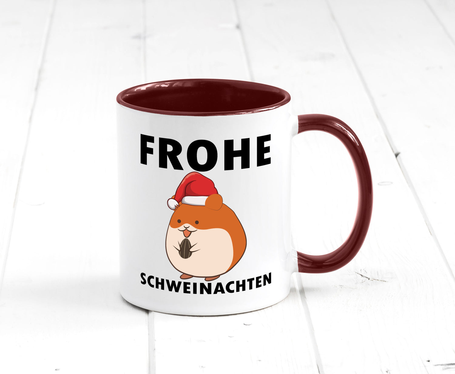 Frohe Schweinachten | Meerschweinchen Weihnachten lustiger Spruch Geschenk
