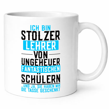 Stolzer Lehrer | Schüler Schule Abitur Abschluss Geschenk Humor Geschenkidee