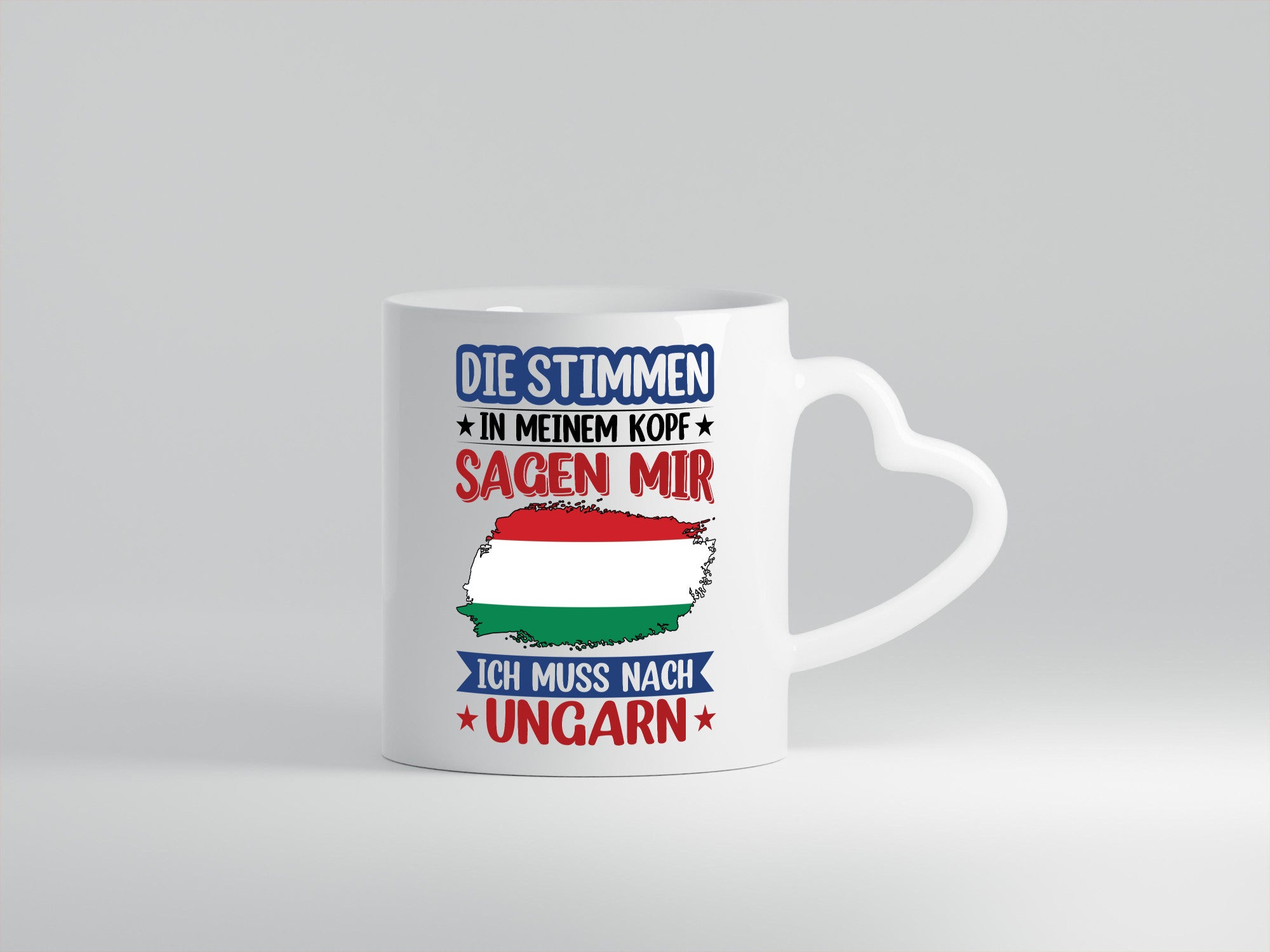 Ungarn | Urlaub Stimmen in meinem Kopf Traumland v2 Geschenkidee Humor Tasse