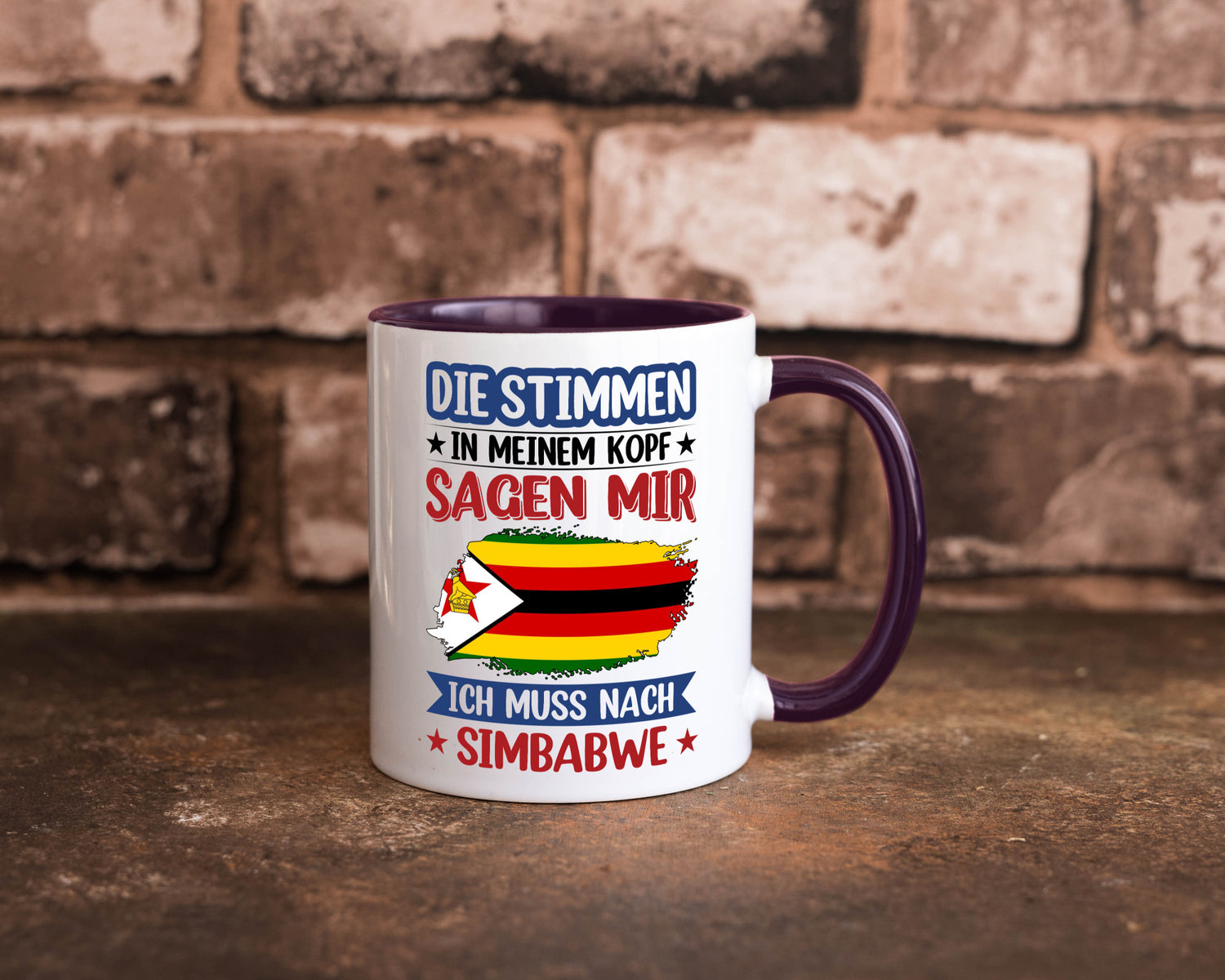 Simbabwe | Urlaub Stimmen in meinem Kopf Traumland v2 Geschenk Humor