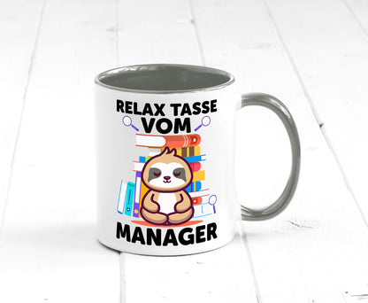 Relax Tasse: Manager | Management lustig Humor Geschenkidee Geschenk Tasse