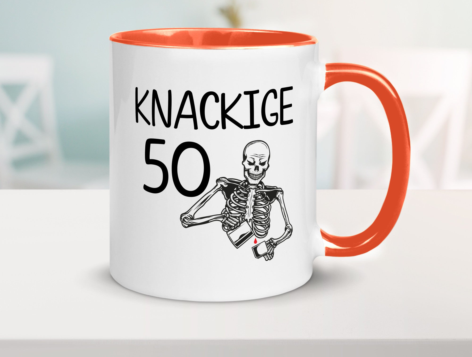 50. Geburtstag | Alt Knackig und Geschenk Geschenkidee lustiger Spruch Tasse