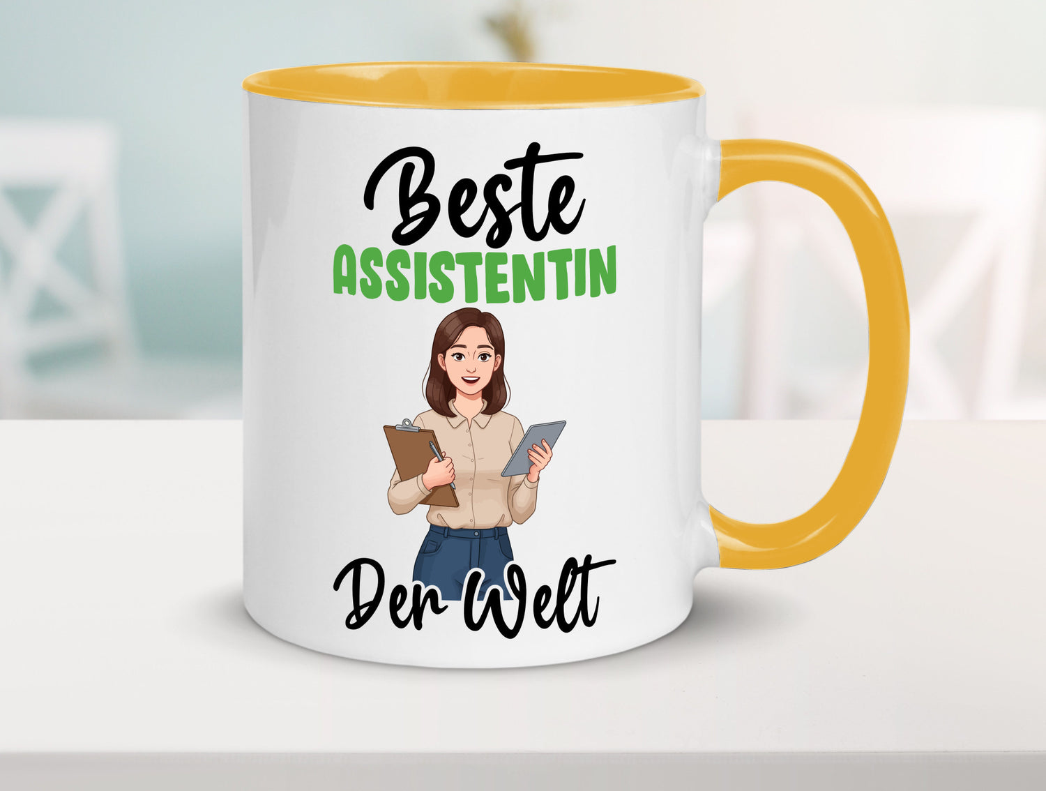 Beste Assistentin | Assistenz Hilfskraft v2 Geschenkidee Humor Tasse