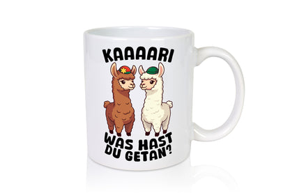 Lamas | Karl was hast du getan Lustiges Lama Geschenk Humor Geschenkidee