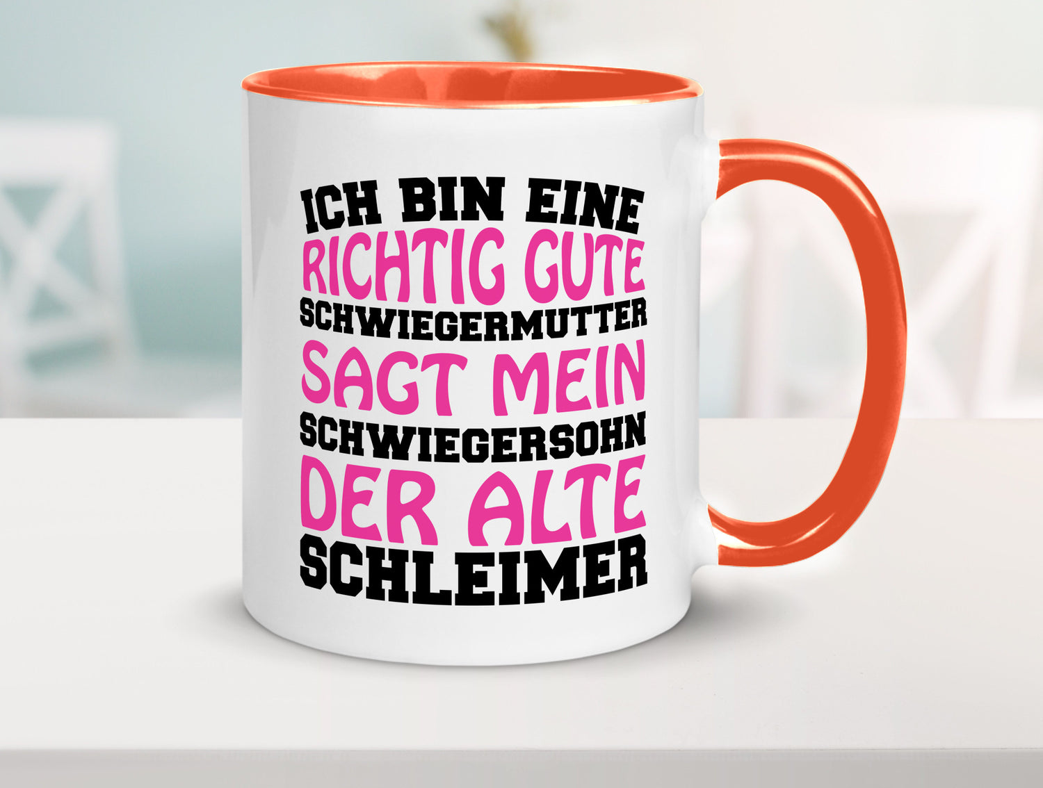 Gute Schwiegermutter lustig Familie Geschenkidee Geschenk Tasse