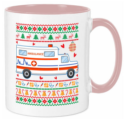 Krankenwagen | Ugly Christmas Emergency lustig Humor Geschenkidee Geschenk Tasse