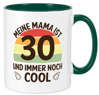 Mama 30, noch cool | Flügel lustig Familie Geschenkidee Geschenk Tasse