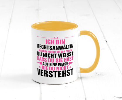 Löse Probleme: Rechtsanwältin | Jurstin Anwältin v2 Geschenk Humor Geschenkidee