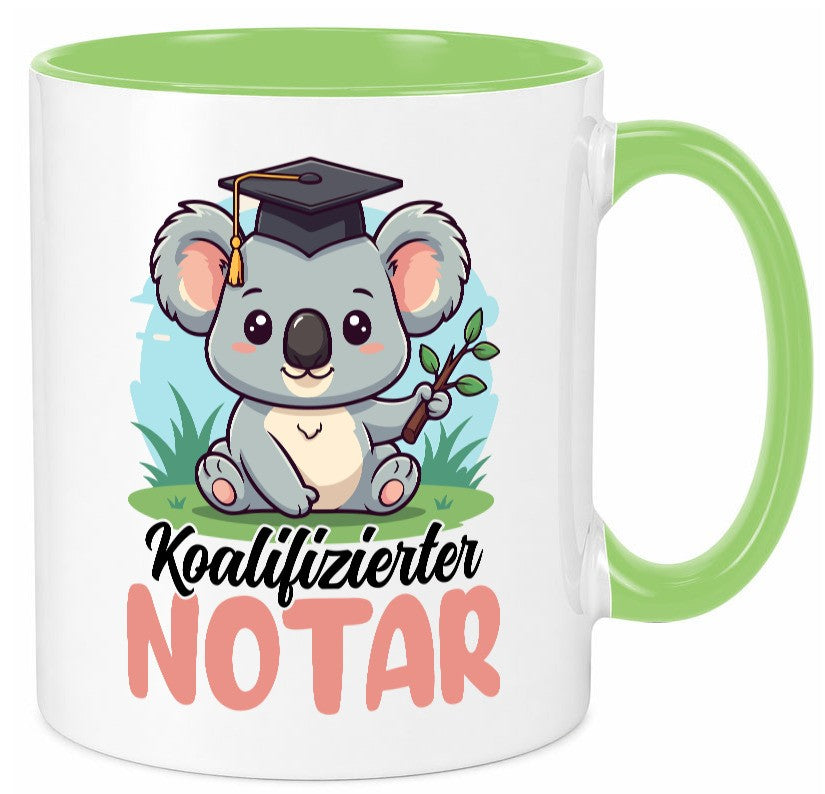Koalifizierter Notar | Jurist Geschenkidee Humor Tasse
