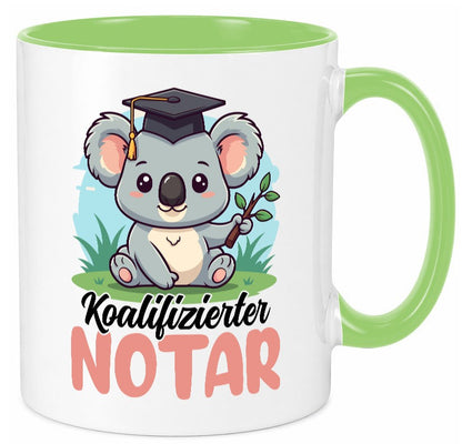 Koalifizierter Notar | Jurist Geschenkidee Humor Tasse