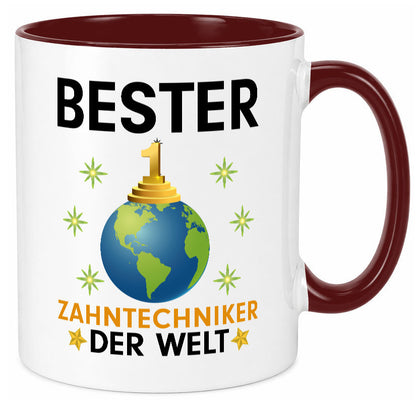 Welt BesterZahntechniker | Zahnmedizin lustig Humor Geschenkidee Geschenk Tasse