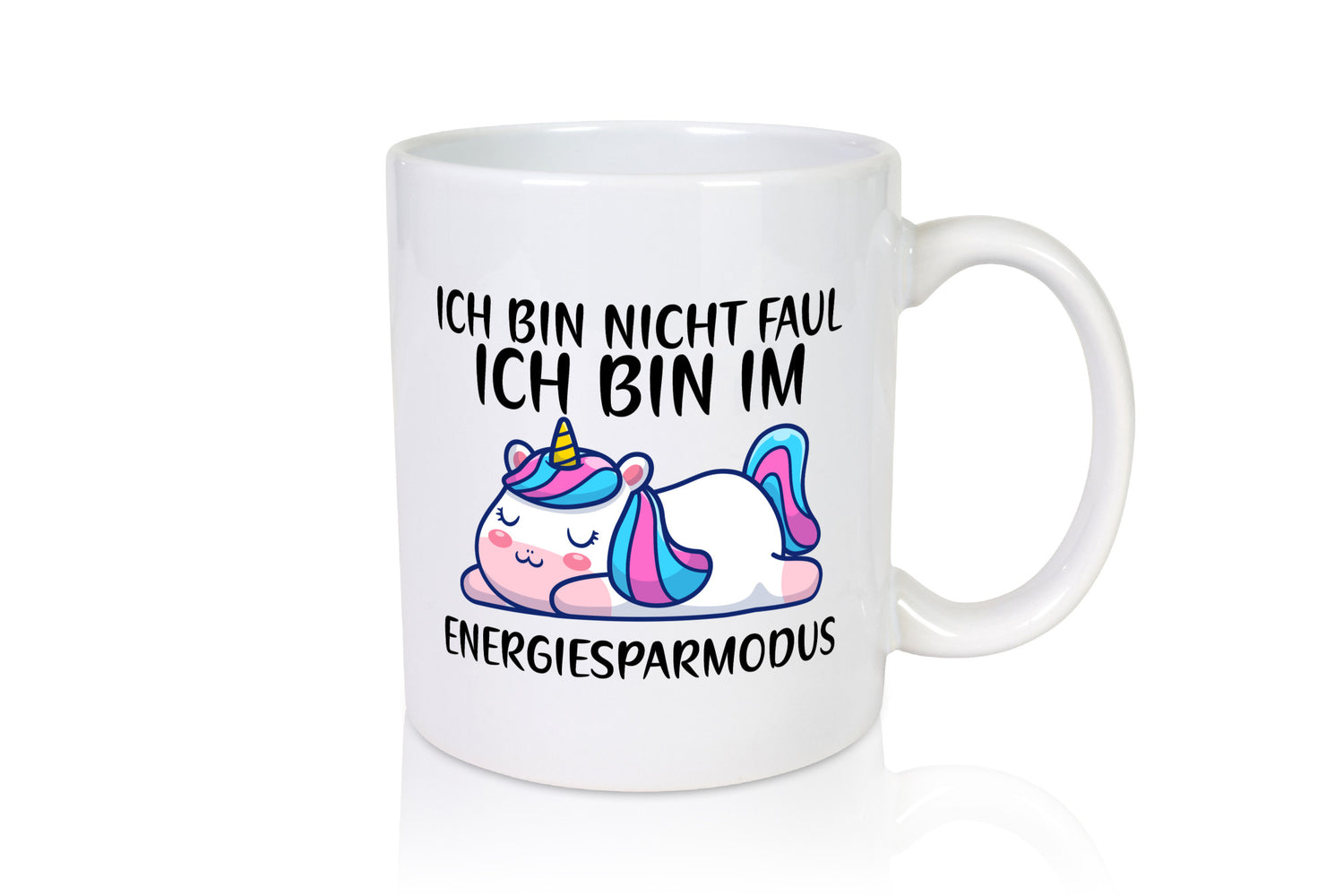 Ich bin nicht faul | schlafendes Einhorn Faulpelz müde Geschenk Humor