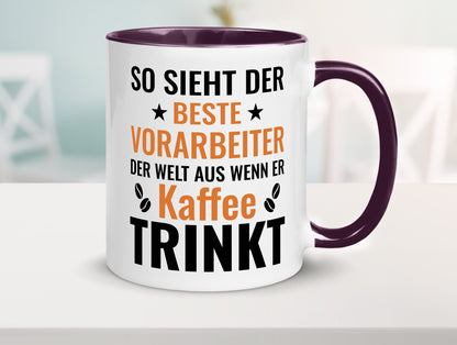 Kaffee trinkt: Vorarbeiter | Kollege Teamleiter Geschenk Arbeit Kollegen Büro
